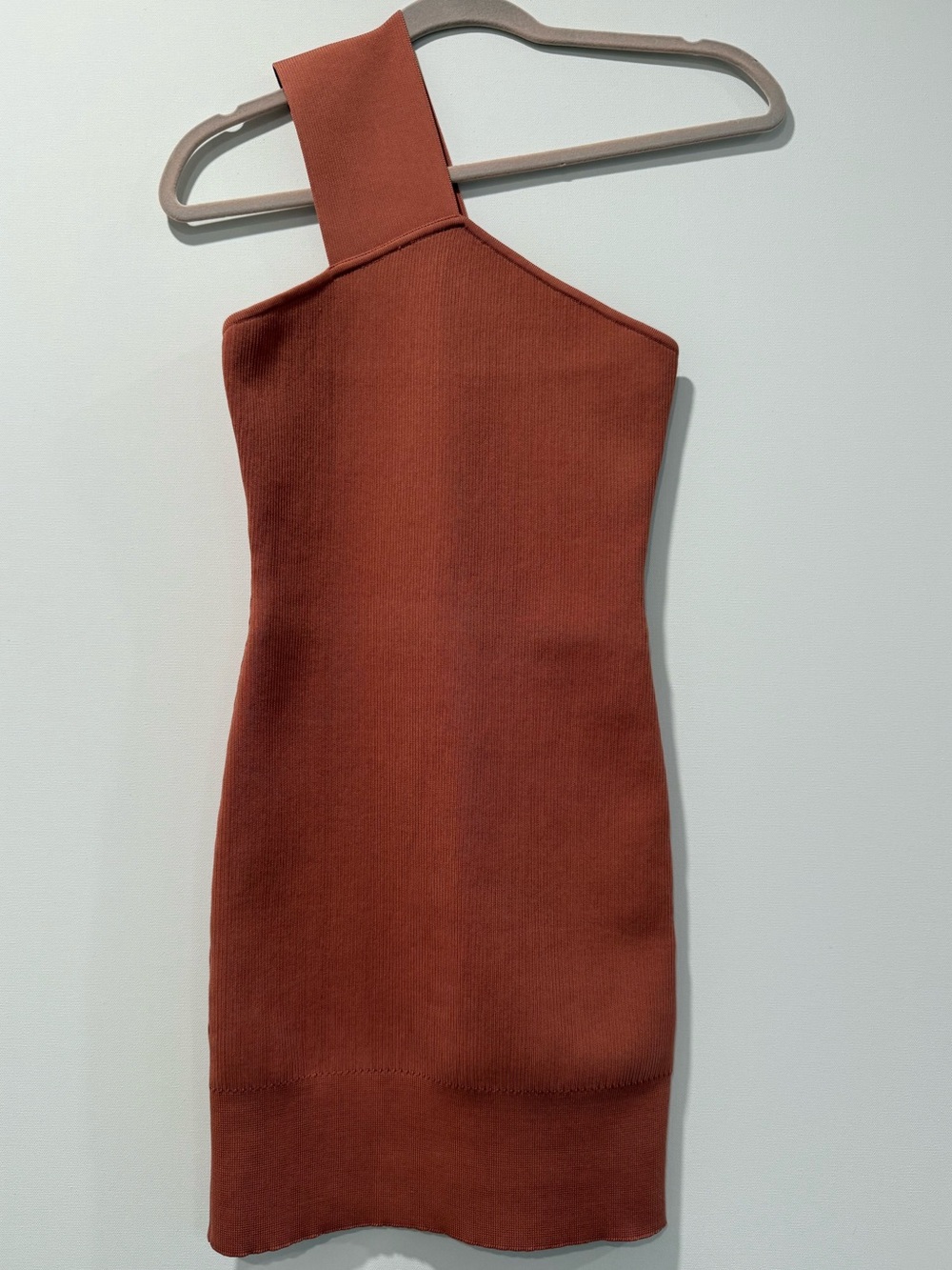 Herve Leger One-Shoulder Bodycon Dress